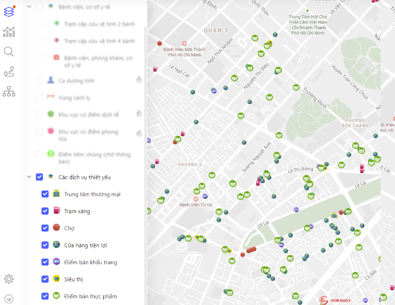 Bản đồ Covid-19 TP. Hồ Chí Minh 3