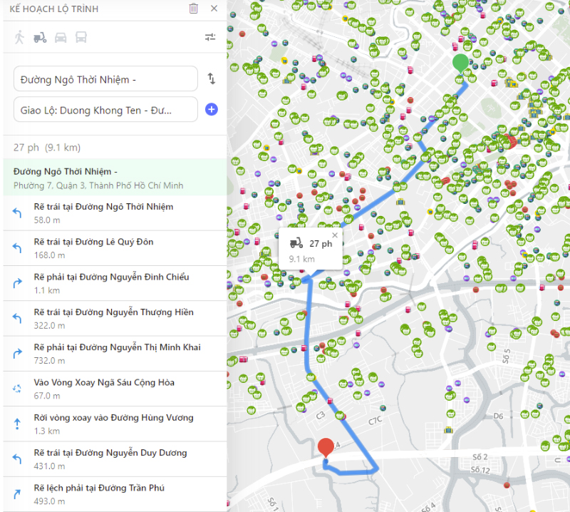 Bản đồ Covid-19 TP. Hồ Chí Minh 2