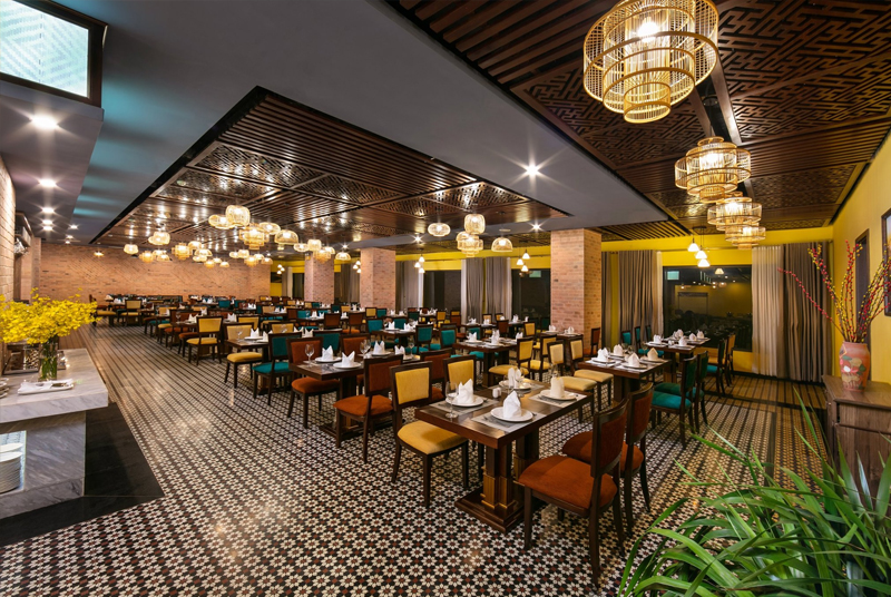 Khu vực nhà hàng của khách sạn Sapa Pistachio