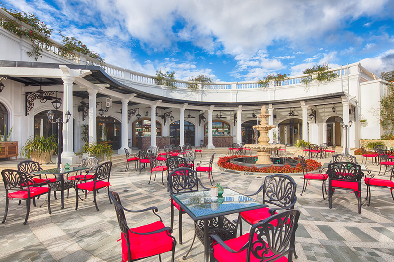 Không gian ngoài trời của Silk Path Grand Resort & Spa Sapa