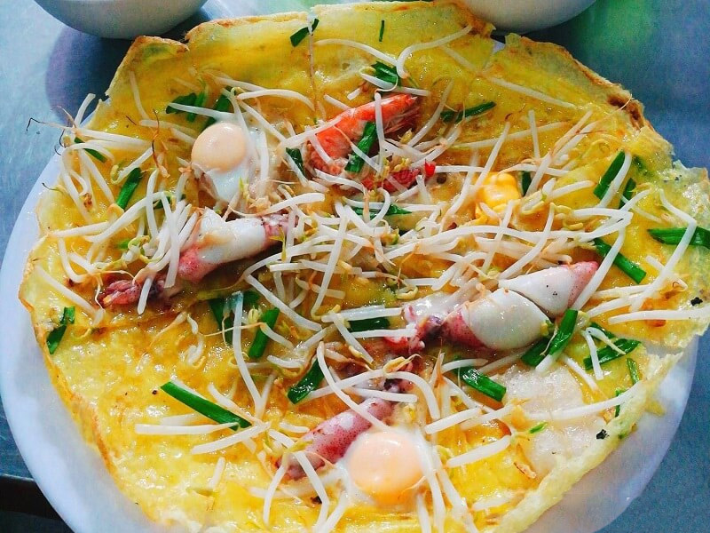Món ngon Nha Trang - bánh xèo mực