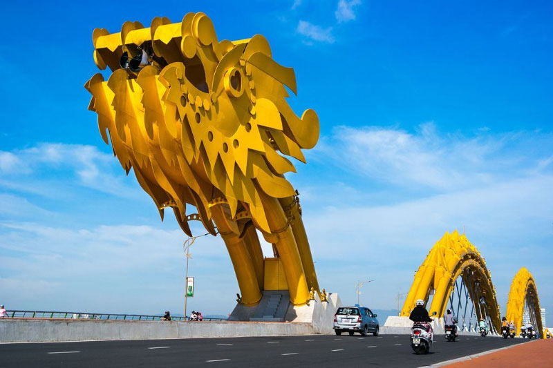 Những cây cầu độc đáo ở Đà Nẵng - cầu rồng