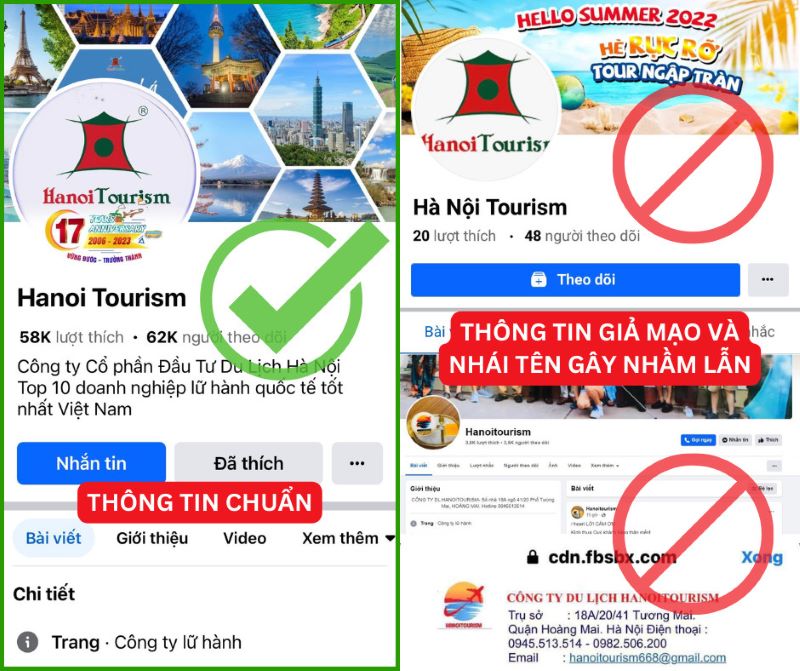 cảnh báo lừa đảo